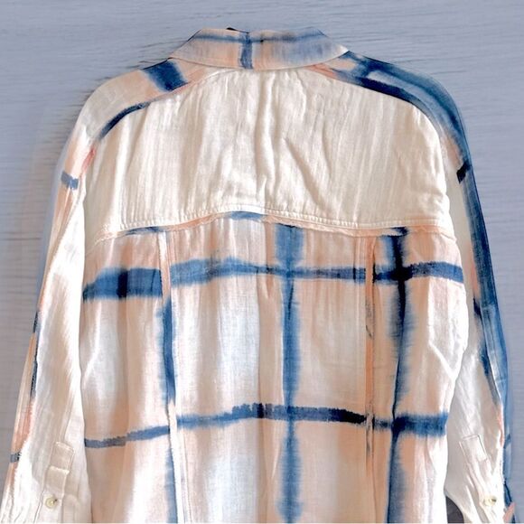 NWT Free People We The Free Washed Away Plaid Top - Picture 10 of 16